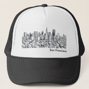 San Francisco SF Citiscape Truckerkappe