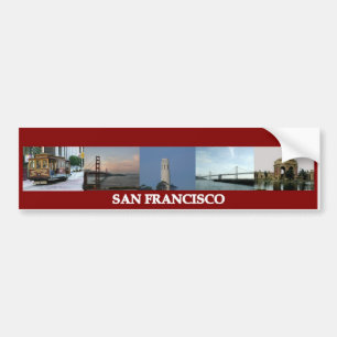 San Francisco Sites Autoaufkleber