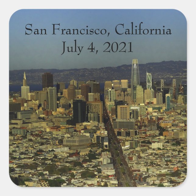 San Francisco Skyline #13-2 Stickers (Vorderseite)