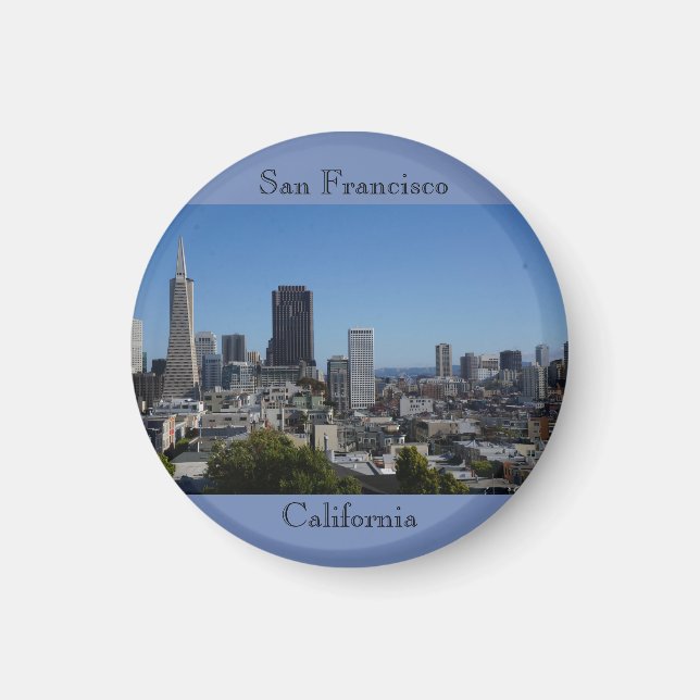 San Francisco Skyline #1 Magnet (Vorne)