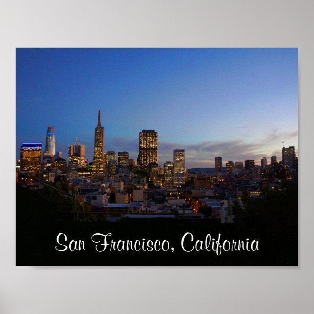 San Francisco Skyline #3 Poster (Vorne)