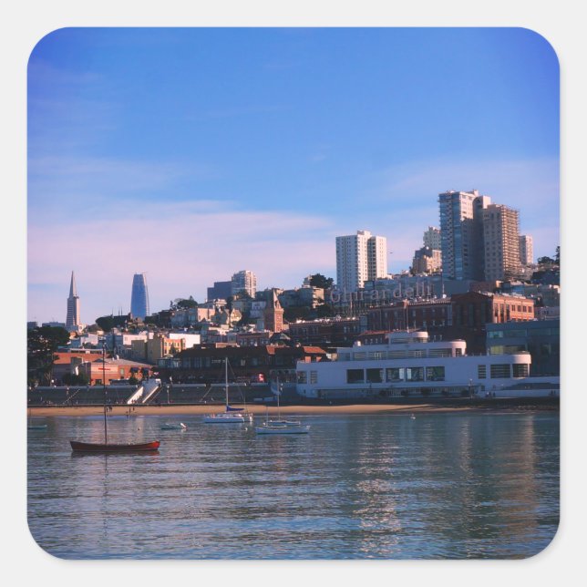 San Francisco Skyline #6 Stickers (Vorderseite)