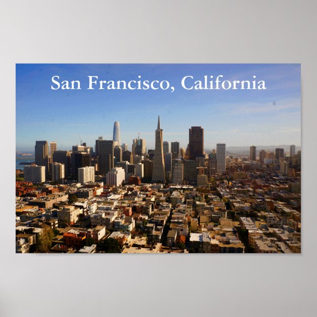 San Francisco Skyline #8 Poster (Vorne)