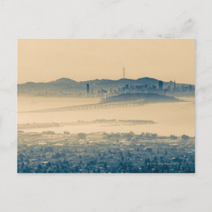 San Francisco Skyline California USA Postkarte