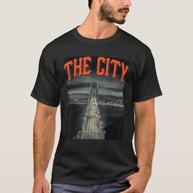 San Francisco Skyline Die Stadt T-Shirt (Vorderseite)