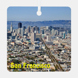 San Francisco Skyline & Kabelbahnen, Ornament Aus Metall
