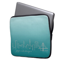 San Francisco Skyline-Laptop-Hülse 13 Zoll Laptopschutzhülle