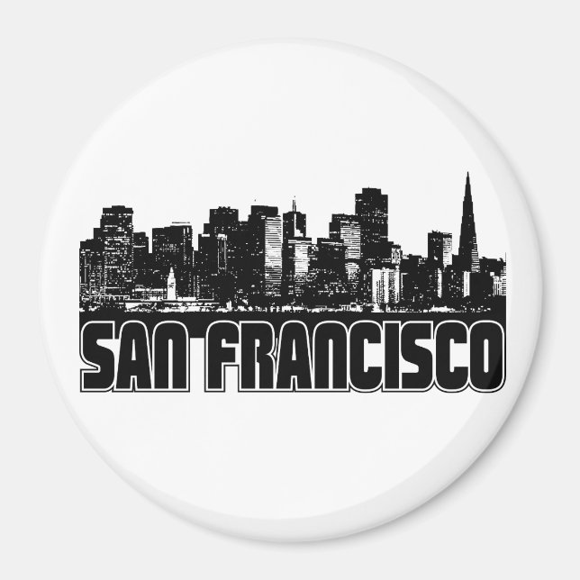 San Francisco Skyline Magnet (Vorne)