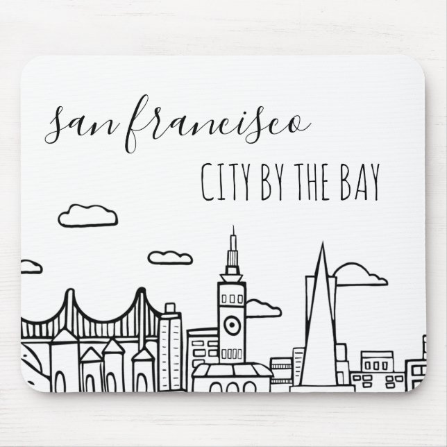 San Francisco Skyline Mousepad (Vorne)