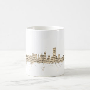 San Francisco Skyline-Notenen-Stadtbild Kaffeetasse