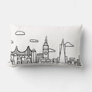 San Francisco Skyline Pillow Lendenkissen