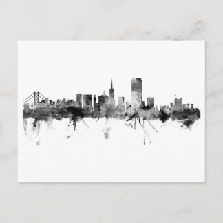San Francisco Skyline Postcard Postkarte