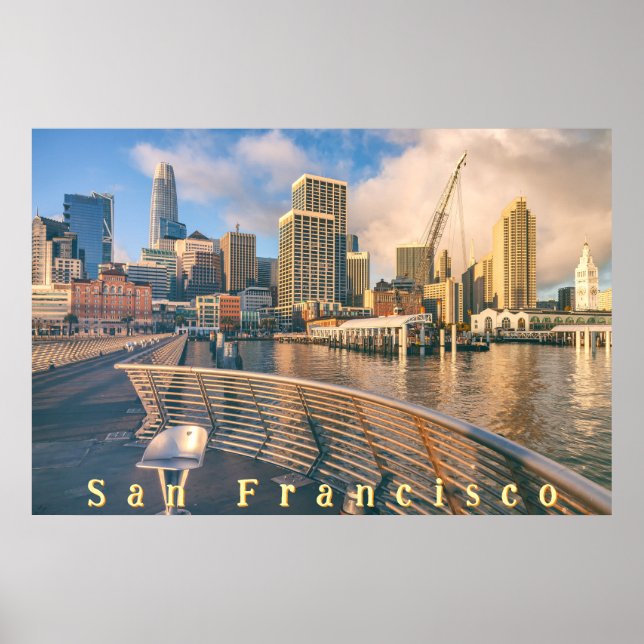 San Francisco Skyline Poster (Vorne)