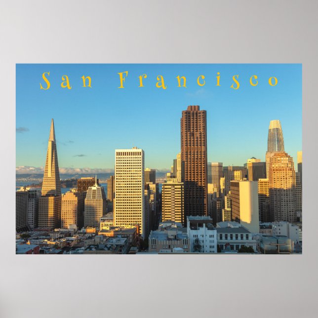 San Francisco Skyline Poster (Vorne)