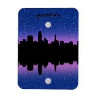 San Francisco Skyline Zeichne #1 Magnet