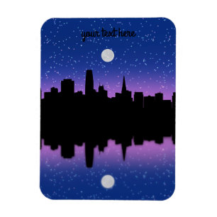 San Francisco Skyline Zeichne #1 Magnet