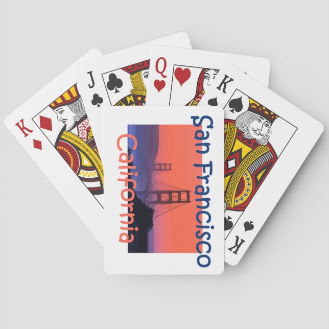 SAN FRANCISCO SPIELKARTEN (Rückseite)