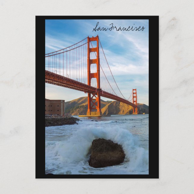 San Francisco Splash Postkarte (Vorderseite)