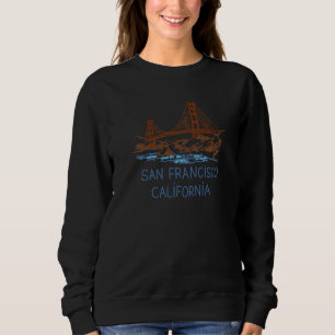 San Francisco Stadt Kalifornien Souvenir für Männe Sweatshirt
