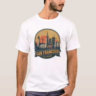 San Francisco Stadt Kalifornien USA T-Shirt