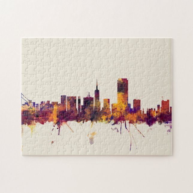 San Francisco Stadt-Skyline Puzzle (Horizontal)