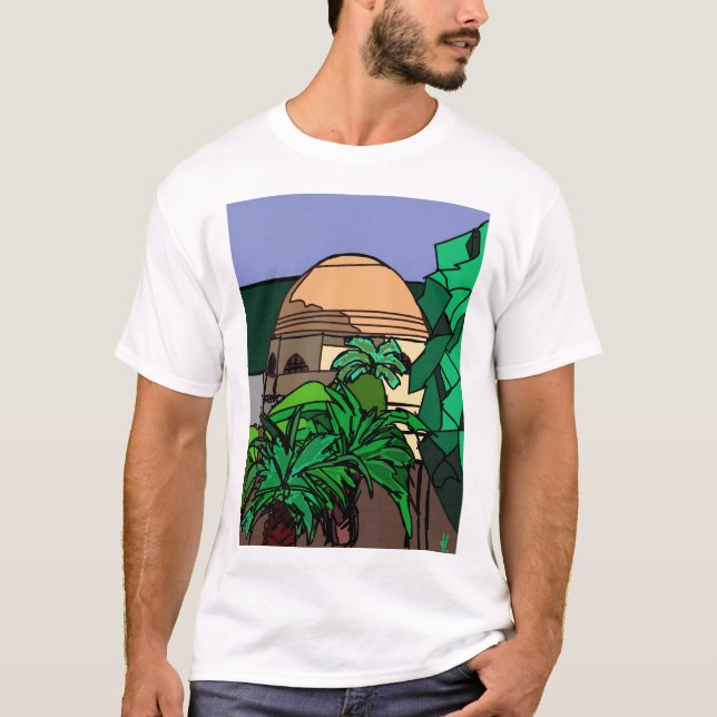 San Francisco städtische Skizze von Dolores-Park T-Shirt (Vorderseite)