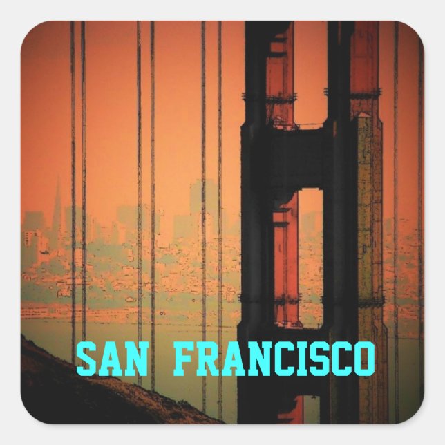 San Francisco Sticker (Vorderseite)
