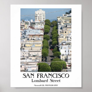 SAN FRANCISCO - Straße Lombard Poster