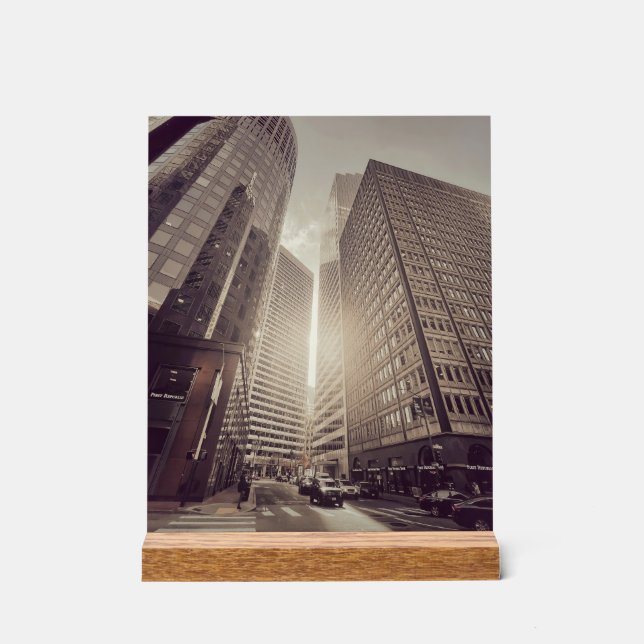 San Francisco Street Acrylschild (Vorderseite)