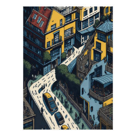 San Francisco Street Fotodruck