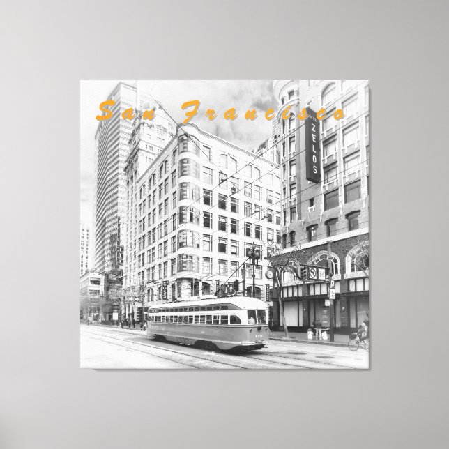 San Francisco Street Leinwanddruck (Vorderseite)