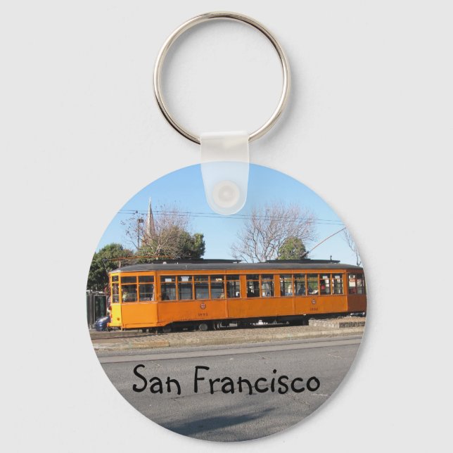 San Francisco Streetcar Schlüsselanhänger (Vorderseite)