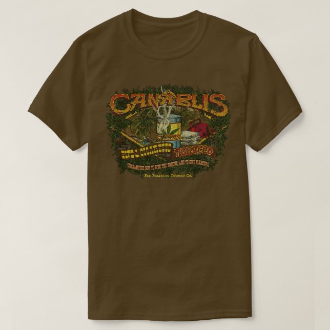 San Francisco Tobacco Co Canablis 1967 T-Shirt (Design vorne)