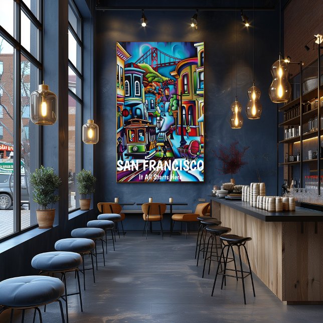 San Francisco: Todo Comienza Aquí. Poster (Von Creator hochgeladen)