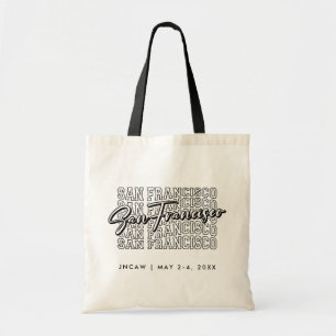 San Francisco Tote Bag Corporate Event Begrüßungsb Tragetasche