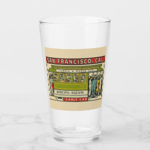 San Francisco Travel Pint Glass Glas