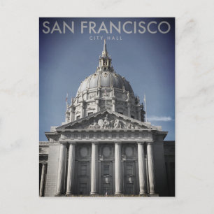 San Francisco Travel Postcard Postkarte