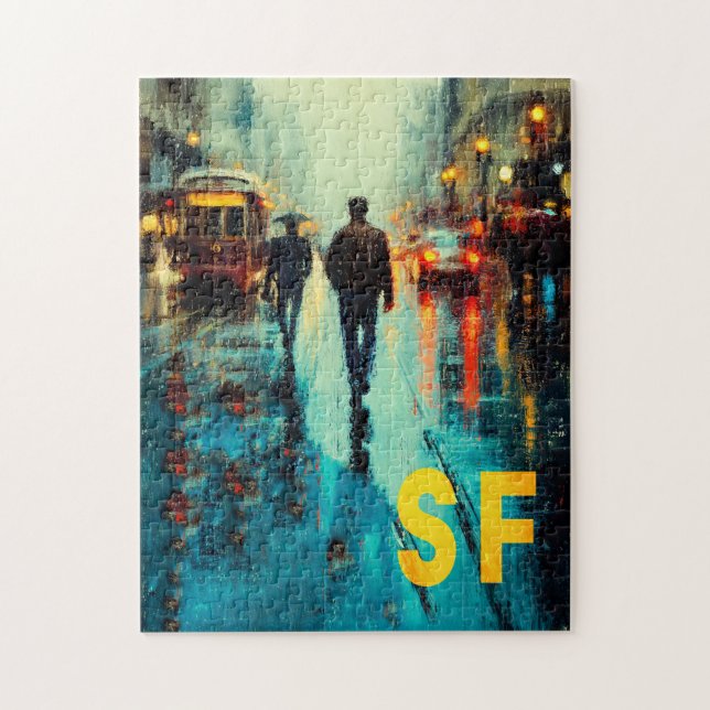 San Francisco Travel Poster Puzzle (Vertikal)