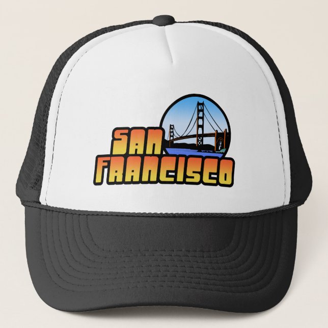 San Francisco Truckerkappe (Vorderseite)