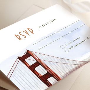 San Francisco UAWG Wedding Insert Destination Einladung