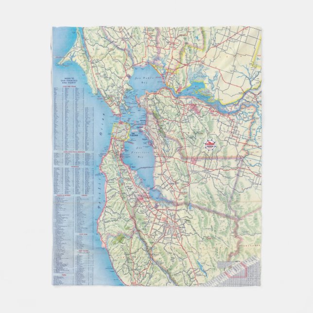 San Francisco und Nähe Fleecedecke (Vorderseite)