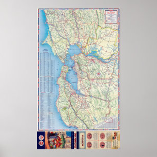 San Francisco und Nähe Poster