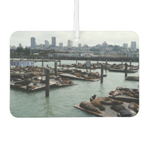 San Francisco und Pier 39 Sea Lions City Skyline Autolufterfrischer