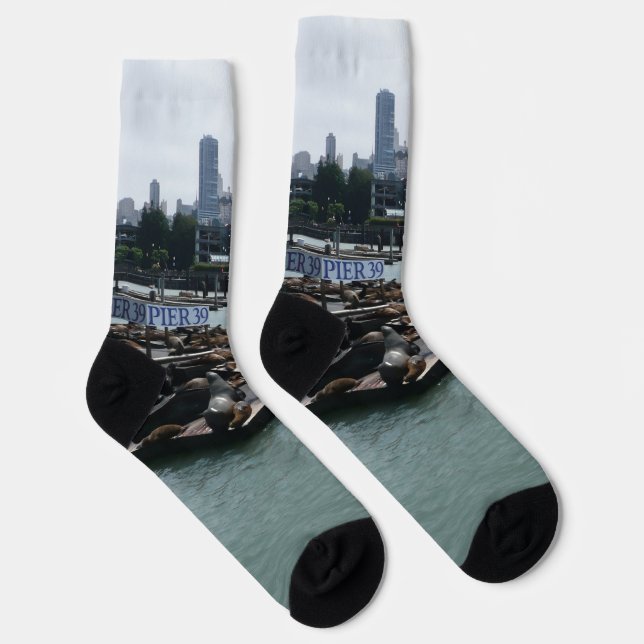 San Francisco und Pier 39 Socken (Rechts)