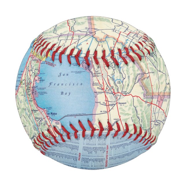 San Francisco und Vicinity Baseball (Vorderseite)