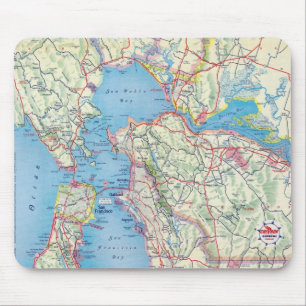 San Francisco und Vicinity Mousepad