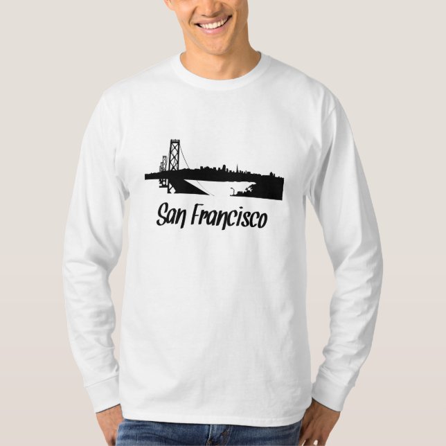 San Francisco Unisex Long Sleeve T-Shirt (Vorderseite)