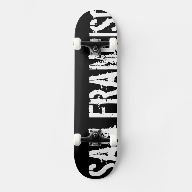 San Francisco - Urban Style - Skateboard (Vorderseite)