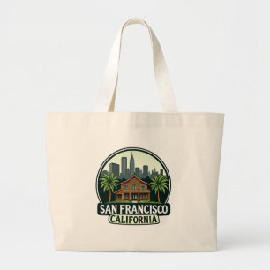 San Francisco Urban und Natürliche Harmonie- Jumbo Stoffbeutel