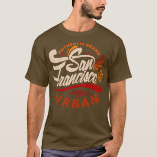 San Francisco Urban Vintager Stil T-Shirt